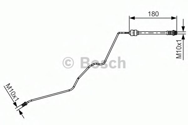 BOSCH 1 987 481 421 Тормозной шланг для FORD (Форд) BOSCH 1 987 481 421 Тормозной шланг для FORD (Форд)