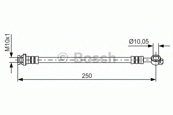 BOSCH 1 987 481 435 Тормозной шланг для NISSAN DUALIS (Ниссан Дуалис) BOSCH 1 987 481 435 Тормозной шланг для NISSAN DUALIS (Ниссан Дуалис)
