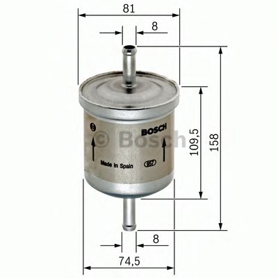 BOSCH 0 450 905 030 Топливный фильтр для BMW 5 (Бмв 5) BOSCH 0 450 905 030 Топливный фильтр для BMW 5 (Бмв 5)
