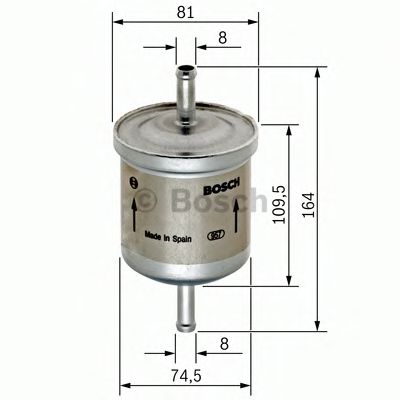 BOSCH 0 450 905 264 Топливный фильтр 10 2000 для FORD GALAXY (Форд Галакси) BOSCH 0 450 905 264 Топливный фильтр 10 2000 для FORD GALAXY (Форд Галакси)