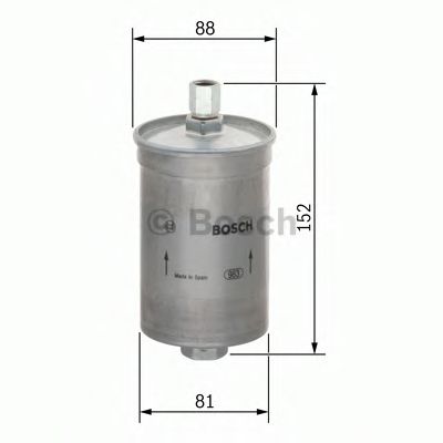 BOSCH 0 450 905 601 Топливный фильтр для VOLVO 940 II (Вольво 940 2) BOSCH 0 450 905 601 Топливный фильтр для VOLVO 940 II (Вольво 940 2)