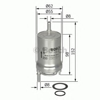 BOSCH 0 450 905 925 Топливный фильтр BAH<EA111> для VOLKSWAGEN RABBIT V (Фольксваген Раббит v) BOSCH 0 450 905 925 Топливный фильтр BAH<EA111> для VOLKSWAGEN RABBIT V (Фольксваген Раббит v)