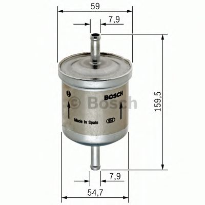 BOSCH 0 450 905 969 Топливный фильтр 09 1999 для DAEWOO (Дэу) BOSCH 0 450 905 969 Топливный фильтр 09 1999 для DAEWOO (Дэу)