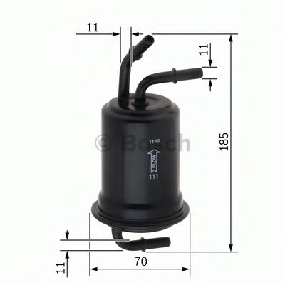 BOSCH 0 450 905 970 Топливный фильтр для KIA RIO (Киа Рио) BOSCH 0 450 905 970 Топливный фильтр для KIA RIO (Киа Рио)