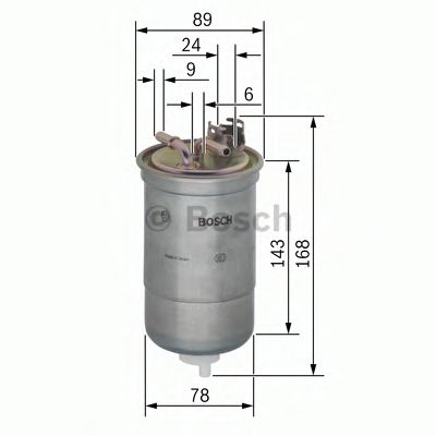 BOSCH 0 450 906 274 Топливный фильтр для SKODA (Шкода) BOSCH 0 450 906 274 Топливный фильтр для SKODA (Шкода)