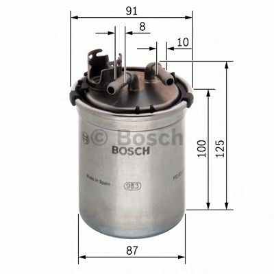 BOSCH 0 450 906 426 Топливный фильтр для VOLKSWAGEN SPACEFOX / SPACE CROSS (Фольксваген Спаcэфоx / спаcэ cросс) BOSCH 0 450 906 426 Топливный фильтр для VOLKSWAGEN SPACEFOX / SPACE CROSS (Фольксваген Спаcэфоx / спаcэ cросс)