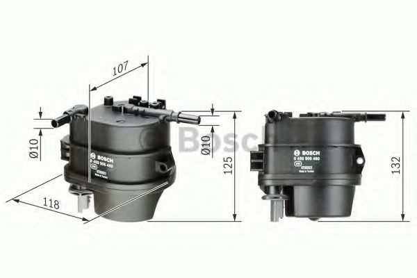 BOSCH 0 450 906 460 Топливный фильтр 02 2009 для CITROËN C2 ENTERPRISE (CитроËн C2 энтэрприсэ) BOSCH 0 450 906 460 Топливный фильтр 02 2009 для CITROËN C2 ENTERPRISE (CитроËн C2 энтэрприсэ)