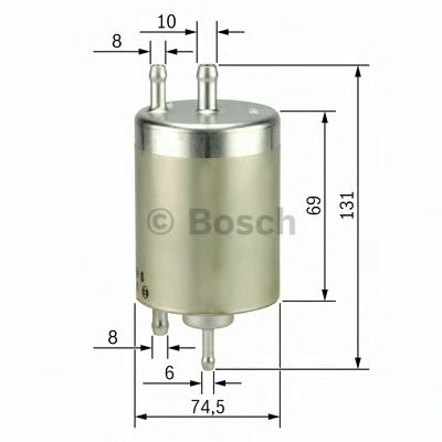 BOSCH 0 450 915 001 Топливный фильтр для MERCEDES-BENZ A-CLASS (Мэрcэдэс-бэнз А класс)