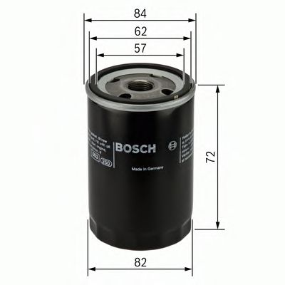 BOSCH 0 451 103 316 Масляный фильтр для KIA BESTA (Киа Бэста) BOSCH 0 451 103 316 Масляный фильтр для KIA BESTA (Киа Бэста)