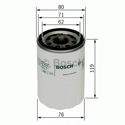 BOSCH 0 451 103 335 Масляный фильтр 08 2002 для JAGUAR VANDEN PLAS (Ягуар Vандэн плас) BOSCH 0 451 103 335 Масляный фильтр 08 2002 для JAGUAR VANDEN PLAS (Ягуар Vандэн плас)