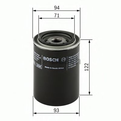 BOSCH 0 451 103 357 Масляный фильтр 11 2001 для NISSAN URVAN (Ниссан Урvан) BOSCH 0 451 103 357 Масляный фильтр 11 2001 для NISSAN URVAN (Ниссан Урvан)