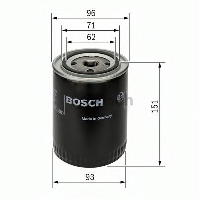 BOSCH 0 451 203 012 Масляный фильтр для VOLKSWAGEN (Фольксваген) BOSCH 0 451 203 012 Масляный фильтр для VOLKSWAGEN (Фольксваген)