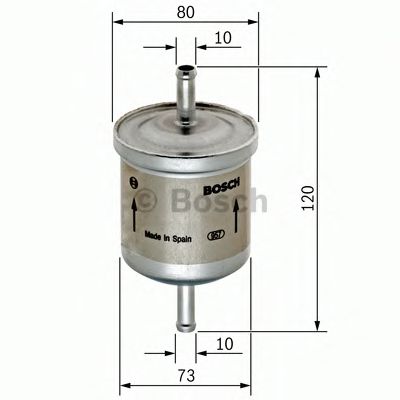 BOSCH 0 986 450 150 Топливный фильтр 04 1990 для NISSAN CARAVAN (Ниссан Караван) BOSCH 0 986 450 150 Топливный фильтр 04 1990 для NISSAN CARAVAN (Ниссан Караван)