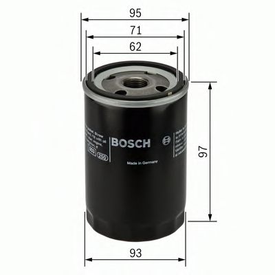 BOSCH 0 986 452 003 Масляный фильтр для NISSAN NP300 (Ниссан Нп300) BOSCH 0 986 452 003 Масляный фильтр для NISSAN NP300 (Ниссан Нп300)