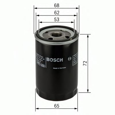 BOSCH 0 986 452 028 Масляный фильтр 08 1985 для TOYOTA IQ (Тойота/тоета Иq) BOSCH 0 986 452 028 Масляный фильтр 08 1985 для TOYOTA IQ (Тойота/тоета Иq)