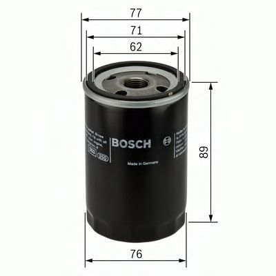 BOSCH 0 986 452 044 Масляный фильтр SQR477F для TOYOTA TOWN ACE (Тойота/тоета Товн аcэ) BOSCH 0 986 452 044 Масляный фильтр SQR477F для TOYOTA TOWN ACE (Тойота/тоета Товн аcэ)