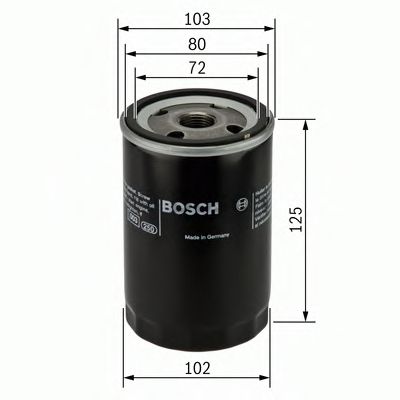 BOSCH 0 986 452 062 Масляный фильтр для TOYOTA GRANVIA (Тойота/тоета Гранvиа) BOSCH 0 986 452 062 Масляный фильтр для TOYOTA GRANVIA (Тойота/тоета Гранvиа)