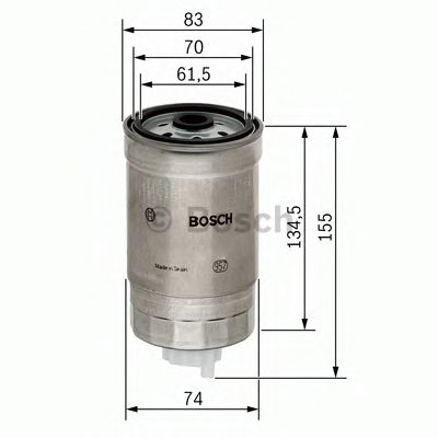 BOSCH 1 457 434 105 Топливный фильтр для FIAT PALIO (Фиат Палио) BOSCH 1 457 434 105 Топливный фильтр для FIAT PALIO (Фиат Палио)