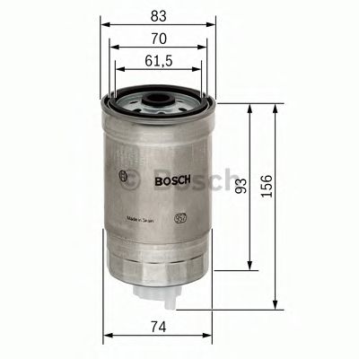 BOSCH 1 457 434 106 Топливный фильтр для RENAULT (Рено) BOSCH 1 457 434 106 Топливный фильтр для RENAULT (Рено)