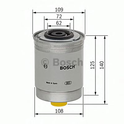 BOSCH 1 457 434 185 Топливный фильтр для BMW 5 (Бмв 5) BOSCH 1 457 434 185 Топливный фильтр для BMW 5 (Бмв 5)
