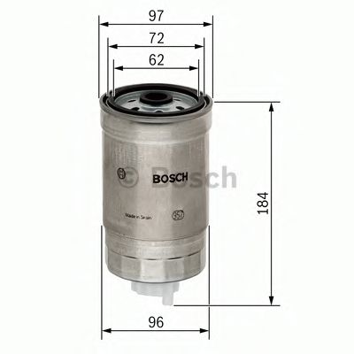 BOSCH F 026 402 036 Топливный фильтр с водным сепаратором для IVECO TRAKKER (Ивеко Траккэр) BOSCH F 026 402 036 Топливный фильтр с водным сепаратором для IVECO TRAKKER (Ивеко Траккэр)