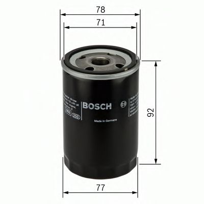 BOSCH F 026 407 017 Масляный фильтр<br >12 2011 