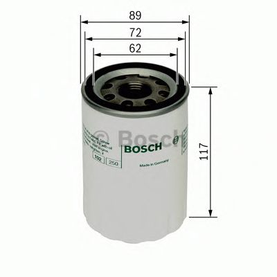 BOSCH F 026 407 018 Масляный фильтр<br >для правостороннего расположения руля 