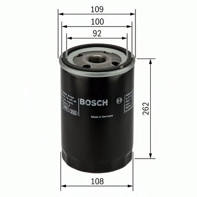 BOSCH F 026 407 043 Масляный фильтр<br >2 