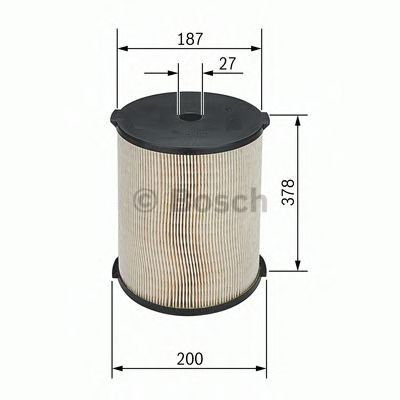 BOSCH F 026 407 054 Масляный фильтр<br >Фильтрация параллельного потока 