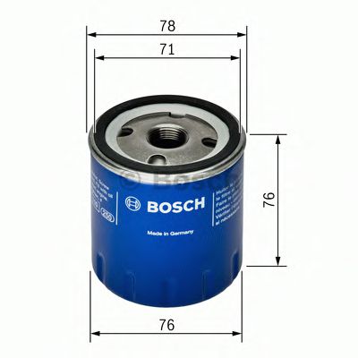 BOSCH F 026 407 078 Масляный фильтр<br >09 2013 
