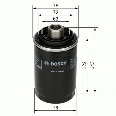 BOSCH F 026 407 080 Масляный фильтр для VOLKSWAGEN TIGUAN (Фольксваген Тигуан) BOSCH F 026 407 080 Масляный фильтр для VOLKSWAGEN TIGUAN (Фольксваген Тигуан)