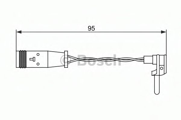 BOSCH 1 987 473 070 Сигнализатор, износ тормозных колодок передний мост для MAYBACH (Майбах) BOSCH 1 987 473 070 Сигнализатор, износ тормозных колодок передний мост для MAYBACH (Майбах)