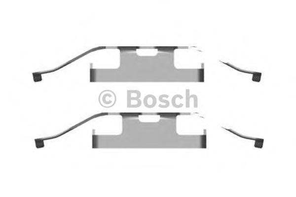 BOSCH 1 987 474 434 Комплектующие, колодки дискового тормоза<br >задний мост 