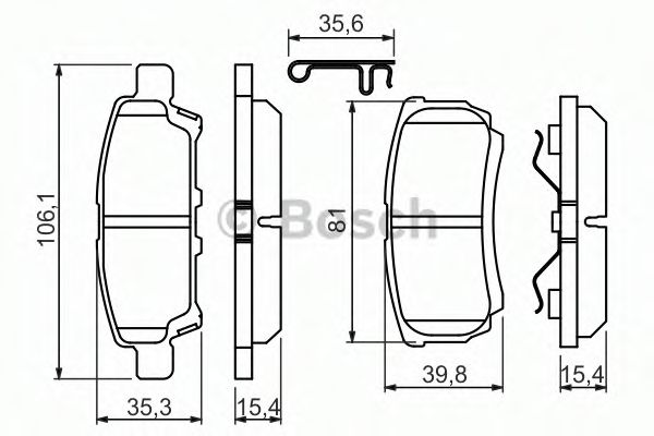 BOSCH 0 986 494 502 Тормозные колодки для MITSUBISHI LANCER (Митсубиши/митсубиси Ланcэр) BOSCH 0 986 494 502 Тормозные колодки для MITSUBISHI LANCER (Митсубиши/митсубиси Ланcэр)