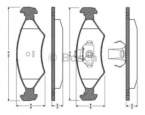 BOSCH 0 986 TB2 066 Тормозные колодки для MAZDA SOHO III (Мазда Сохо 3) BOSCH 0 986 TB2 066 Тормозные колодки для MAZDA SOHO III (Мазда Сохо 3)