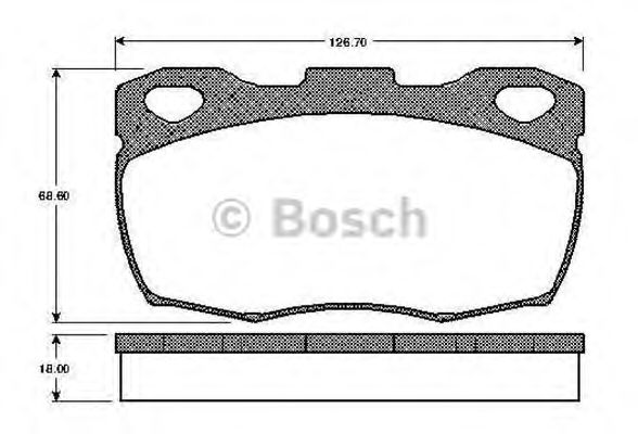 BOSCH 0 986 TB2 148 Тормозные колодки передний мост для LAND ROVER DEFENDER (Ленд ровер/лэнд ровер Дэфэндэр) BOSCH 0 986 TB2 148 Тормозные колодки передний мост для LAND ROVER DEFENDER (Ленд ровер/лэнд ровер Дэфэндэр)