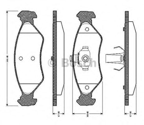 BOSCH 0 986 TB2 160 Тормозные колодки для MAZDA SOHO III (Мазда Сохо 3) BOSCH 0 986 TB2 160 Тормозные колодки для MAZDA SOHO III (Мазда Сохо 3)