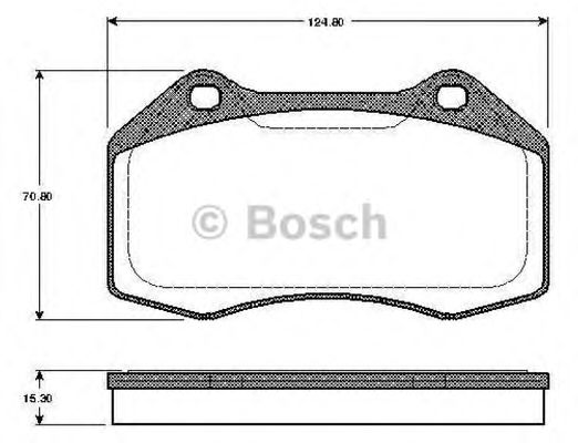 BOSCH 0 986 TB2 885 Тормозные колодки передний мост для RENAULT MEGANE III (Рено Меган 3) BOSCH 0 986 TB2 885 Тормозные колодки передний мост для RENAULT MEGANE III (Рено Меган 3)