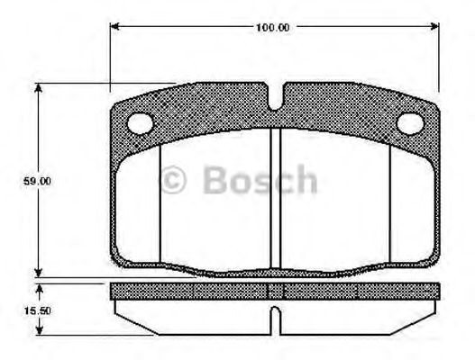 BOSCH 0 986 TB2 003 Тормозные колодки для OPEL MANTA B CC (Опель Манта б cc) BOSCH 0 986 TB2 003 Тормозные колодки для OPEL MANTA B CC (Опель Манта б cc)