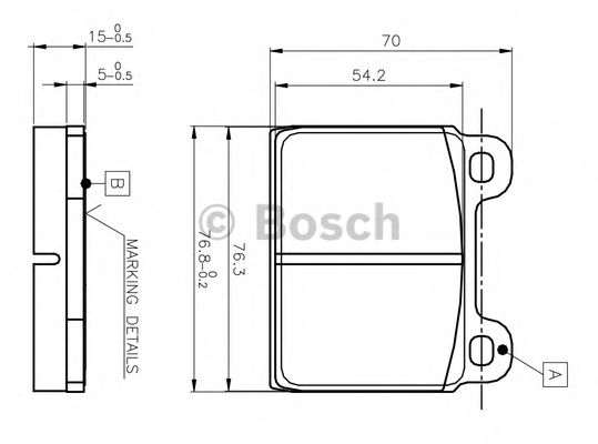 BOSCH 0 986 TB2 050 Тормозные колодки передний мост для VOLKSWAGEN T3 CARAVELLE (Фольксваген Т3 cараvэллэ) BOSCH 0 986 TB2 050 Тормозные колодки передний мост для VOLKSWAGEN T3 CARAVELLE (Фольксваген Т3 cараvэллэ)