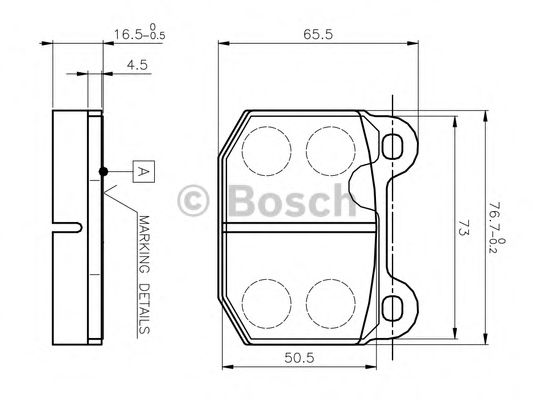 BOSCH 0 986 TB2 052 Тормозные колодки для OPEL MANTA B CC (Опель Манта б cc) BOSCH 0 986 TB2 052 Тормозные колодки для OPEL MANTA B CC (Опель Манта б cc)