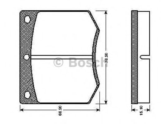 BOSCH 0 986 TB2 062 Тормозные колодки передний мост для FORD GRANADA (Форд Гранада) BOSCH 0 986 TB2 062 Тормозные колодки передний мост для FORD GRANADA (Форд Гранада)