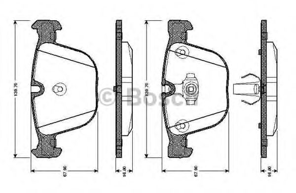 BOSCH 0 986 TB2 422 Тормозные колодки для ROLLSROYCE (Роллсроъcэ) BOSCH 0 986 TB2 422 Тормозные колодки для ROLLSROYCE (Роллсроъcэ)
