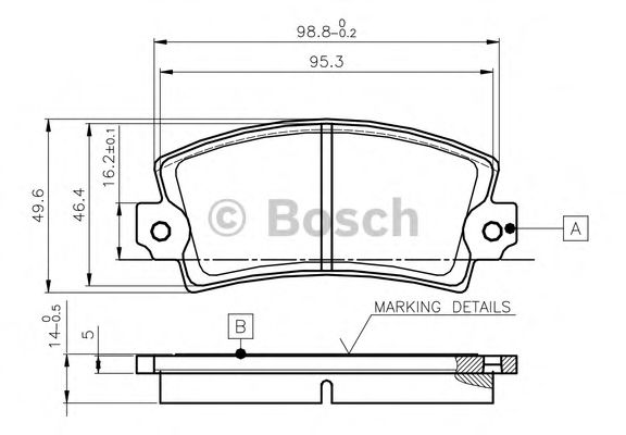 BOSCH 0 986 TB2 477 Тормозные колодки передний мост для RENAULT LE CAR (Рено Лэ cар) BOSCH 0 986 TB2 477 Тормозные колодки передний мост для RENAULT LE CAR (Рено Лэ cар)