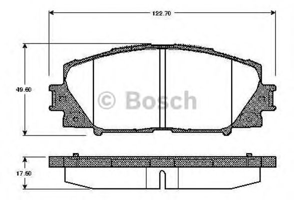 BOSCH 0 986 TB2 940 Тормозные колодки для TOYOTA YARIS (Тойота/тоета Ярис) BOSCH 0 986 TB2 940 Тормозные колодки для TOYOTA YARIS (Тойота/тоета Ярис)