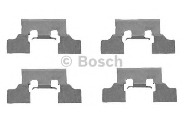BOSCH 1 987 474 412 Комплектующие, колодки дискового тормоза<br >задний мост 