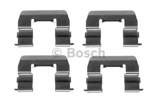 BOSCH 1 987 474 424 Комплектующие, колодки дискового тормоза<br >передний мост 