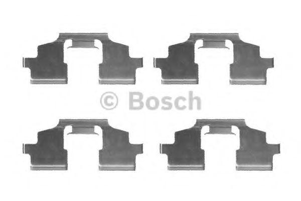 BOSCH 1 987 474 429 Комплектующие, колодки дискового тормоза<br >передний мост 