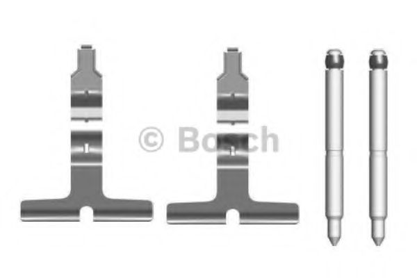 BOSCH 1 987 474 430 Комплектующие, колодки дискового тормоза<br >задний мост 
