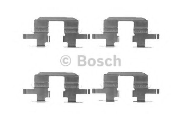 BOSCH 1 987 474 449 Комплектующие, колодки дискового тормоза<br >задний мост 